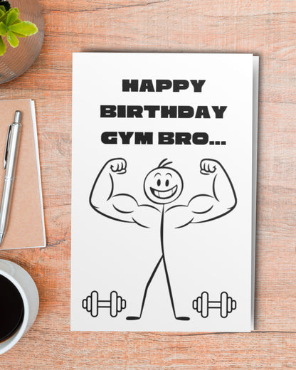 Birthday - For Him - Gym Bro