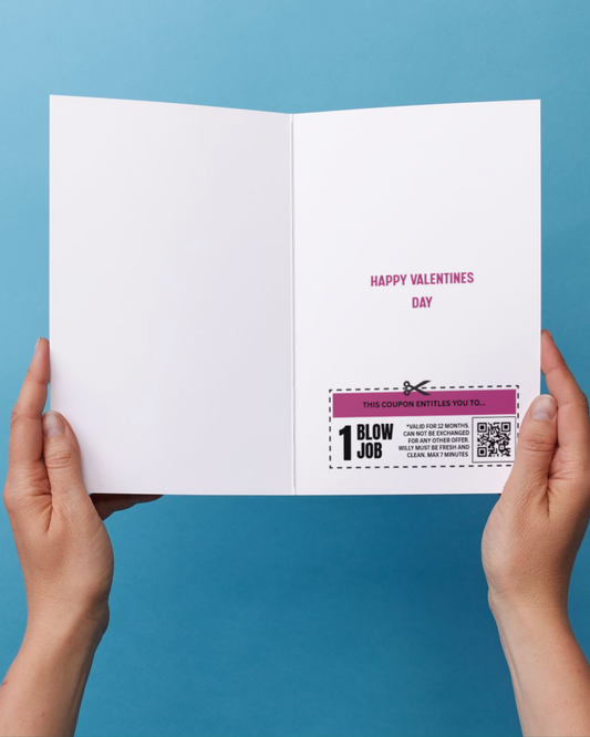 Valentines Card - Blow Job Offer